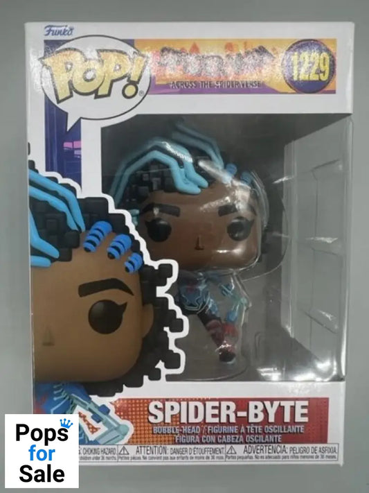 #1229 Spider-Byte Marvel Spiderman Across The Spiderverse Funko POP