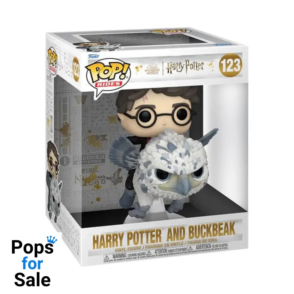 #123 Harry Potter and Buckbeak - Deluxe - Harry Potter Brand New Funko POP