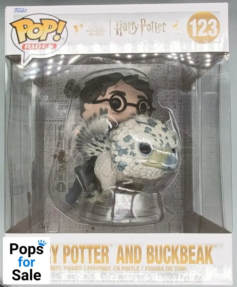 #123 Harry Potter and Buckbeak - Deluxe - Harry Potter Brand New Funko POP - PopsforSale.co.uk