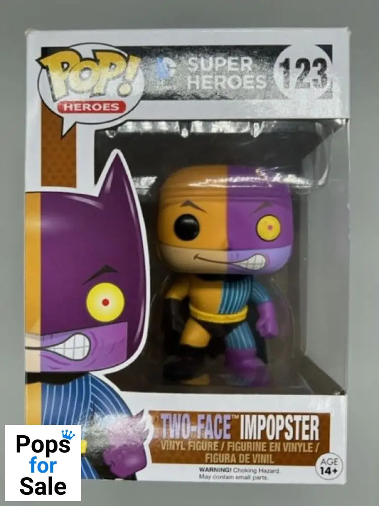 123 Two-Face Impopster - DC - Batman - Box Damaged Funko POP