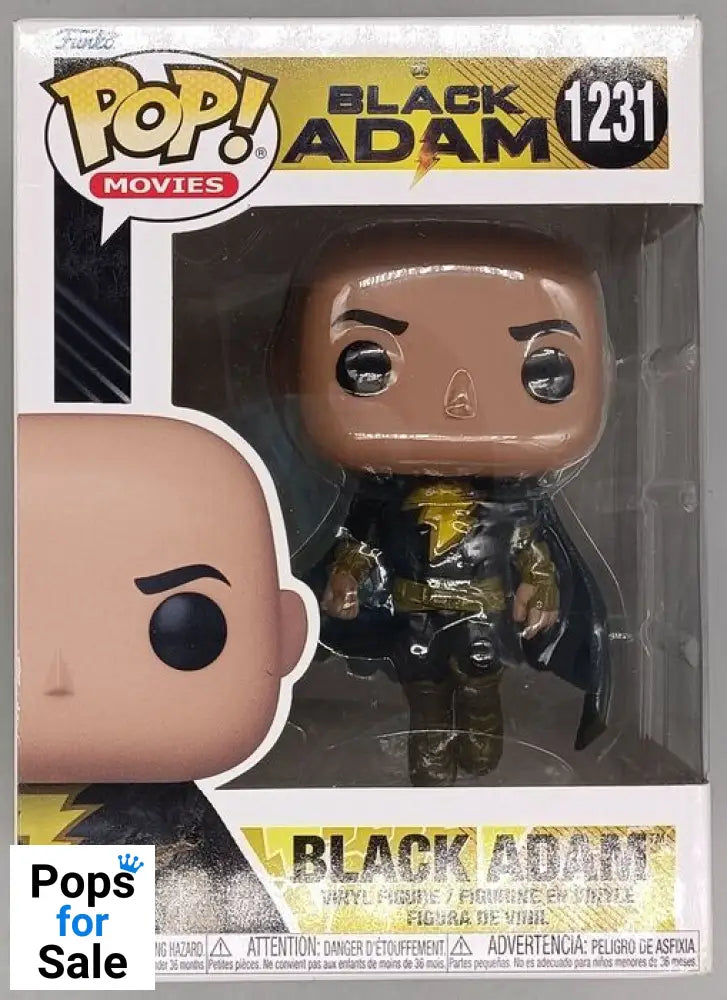 #1231 Black Adam - Black Adam - Box Damaged Funko POP - PopsforSale.co.uk