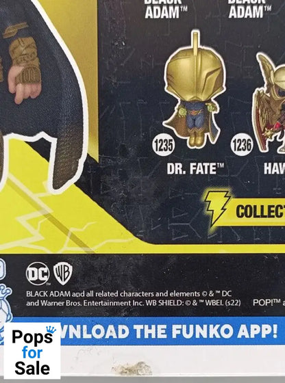 #1231 Black Adam - Black Adam - Box Damaged Funko POP - PopsforSale.co.uk