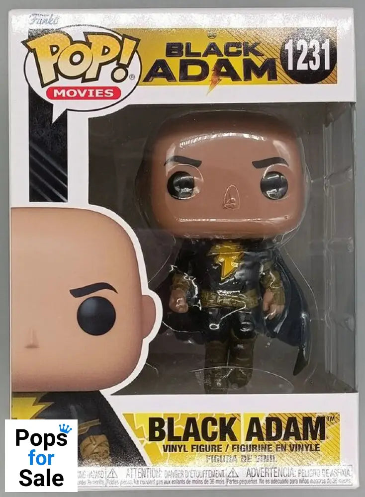 #1231 Black Adam - Black Adam Funko POP - PopsforSale.co.uk