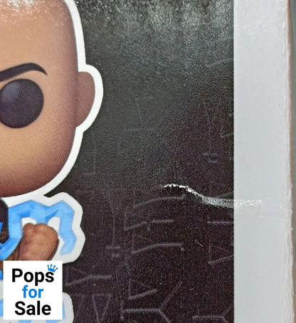 #1232 Black Adam (w/ Lightning) Glow Chase - Black Adam - Damaged Box Funko POP - PopsforSale.co.uk