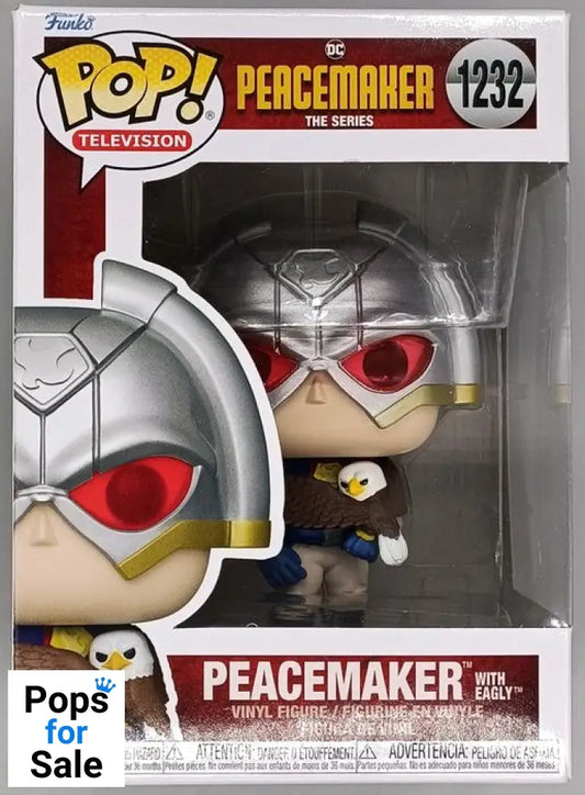 1232 Peacemaker (with Eagly) - Peacemaker - Box Damaged Funko POP