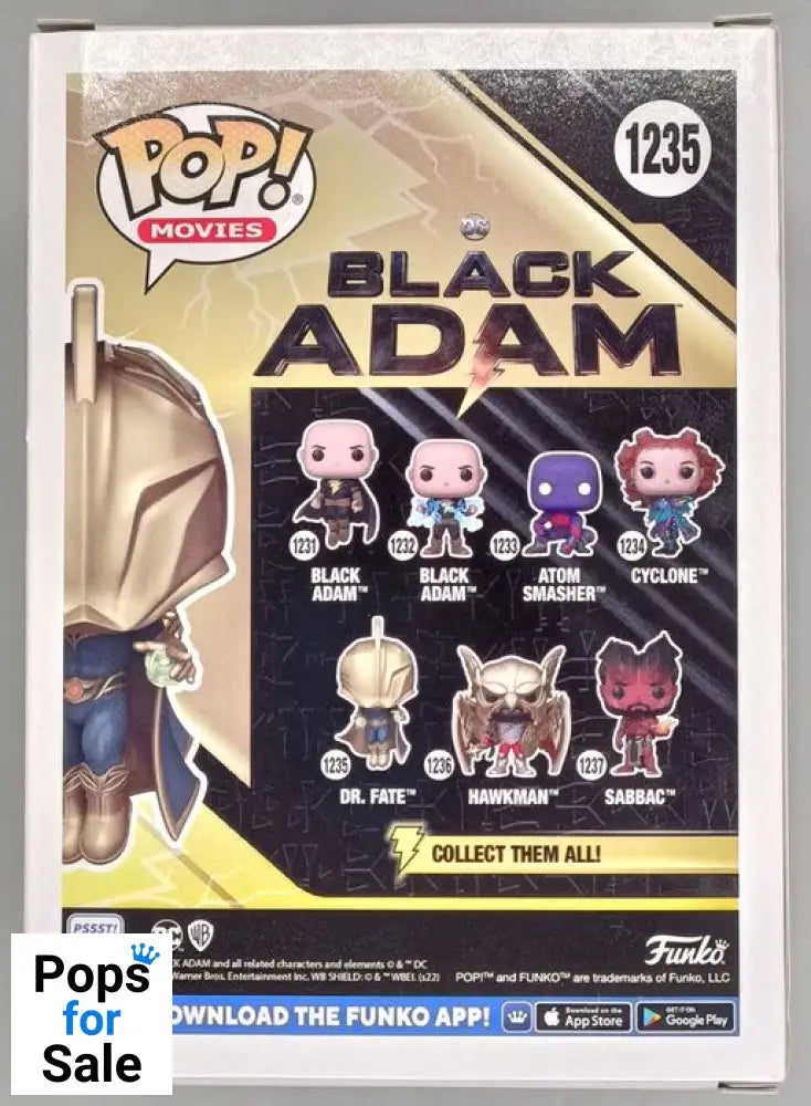 #1235 Dr. Fate - Black Adam - Box Damaged Funko POP - PopsforSale.co.uk