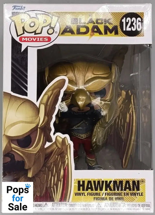 #1236 Hawkman - Black Adam - Box Damaged Funko POP - PopsforSale.co.uk