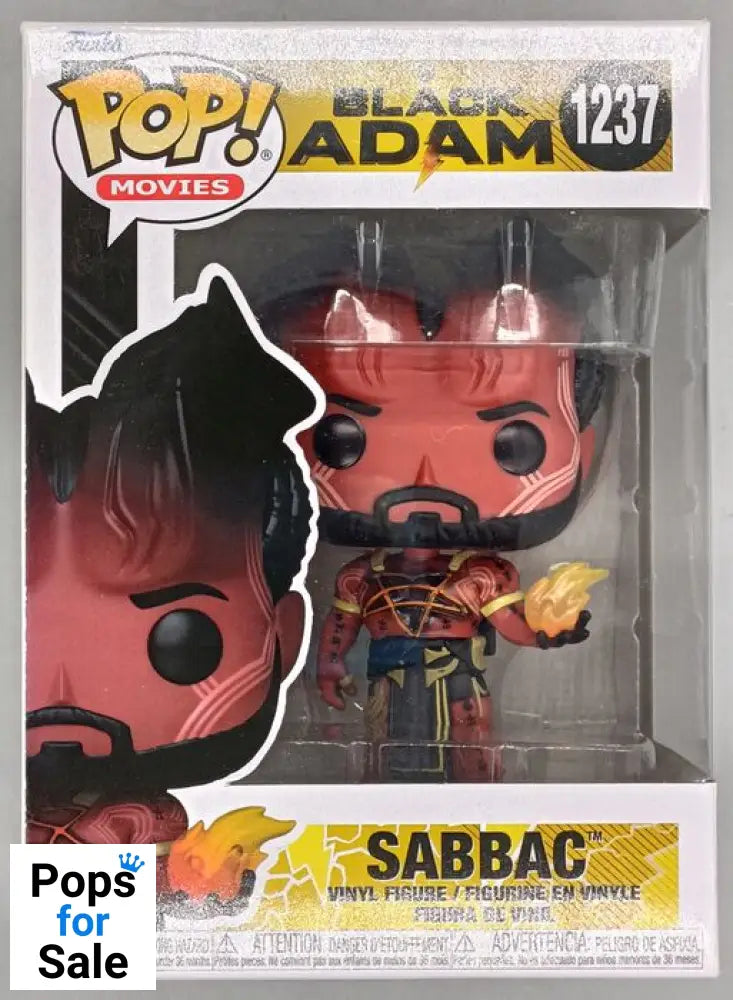 #1237 Sabbac - DC Black Adam - Box Damaged Funko POP