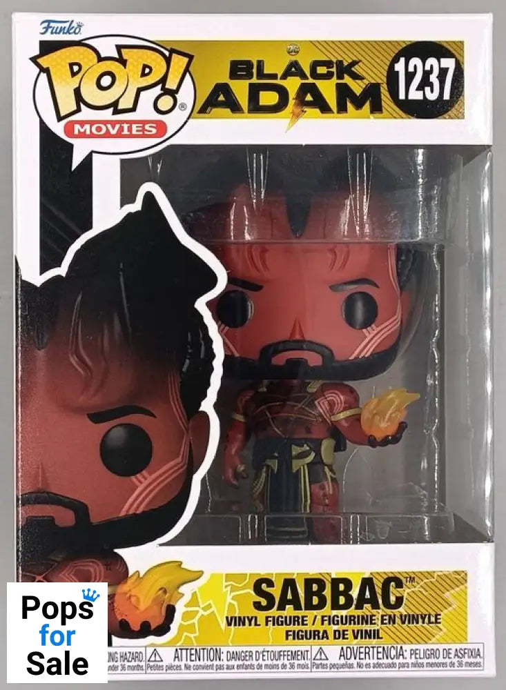 #1237 Sabbac - DC Black Adam Funko POP - PopsforSale.co.uk