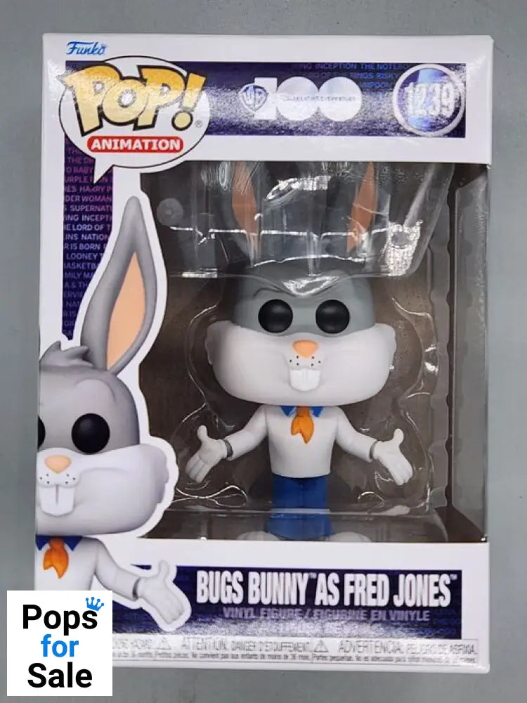 #1239 Bugs Bunny (as Fred Jones) - Scooby Doo Funko POP - PopsforSale.co.uk