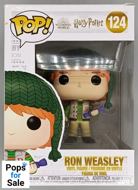 124 Ron Weasley (Holiday) - Harry Potter - Box Damaged Funko POP