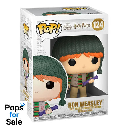 #124 Ron Weasley (Holiday) - Harry Potter - Brand New Funko POP in Protector - PopsforSale.co.uk