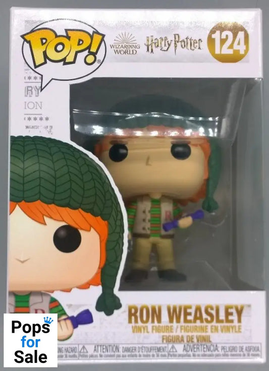 #124 Ron Weasley (Holiday) - Harry Potter - Brand New Funko POP in Protector - PopsforSale.co.uk