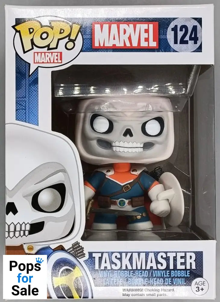 #124 Taskmaster - Marvel - Box Damaged Funko POP - PopsforSale.co.uk