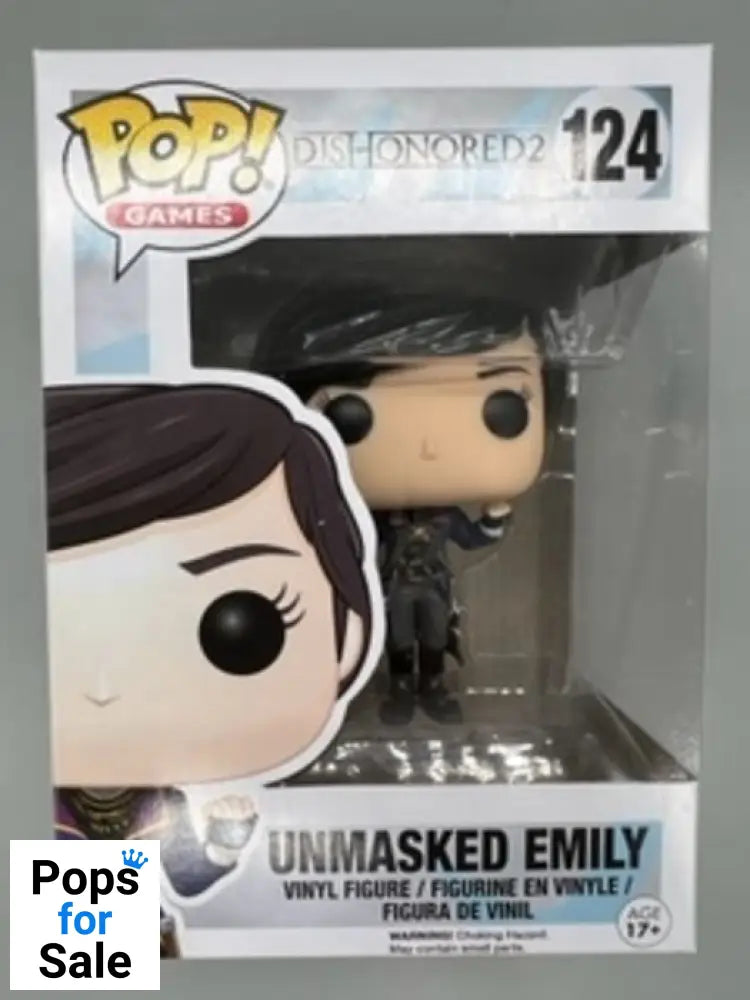 124 Unmasked Emily - Dishonored 2 Funko POP