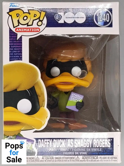 1240 Daffy Duck (as Shaggy Rogers) - Scooby Doo Looney Tunes Funko POP - Box Damaged