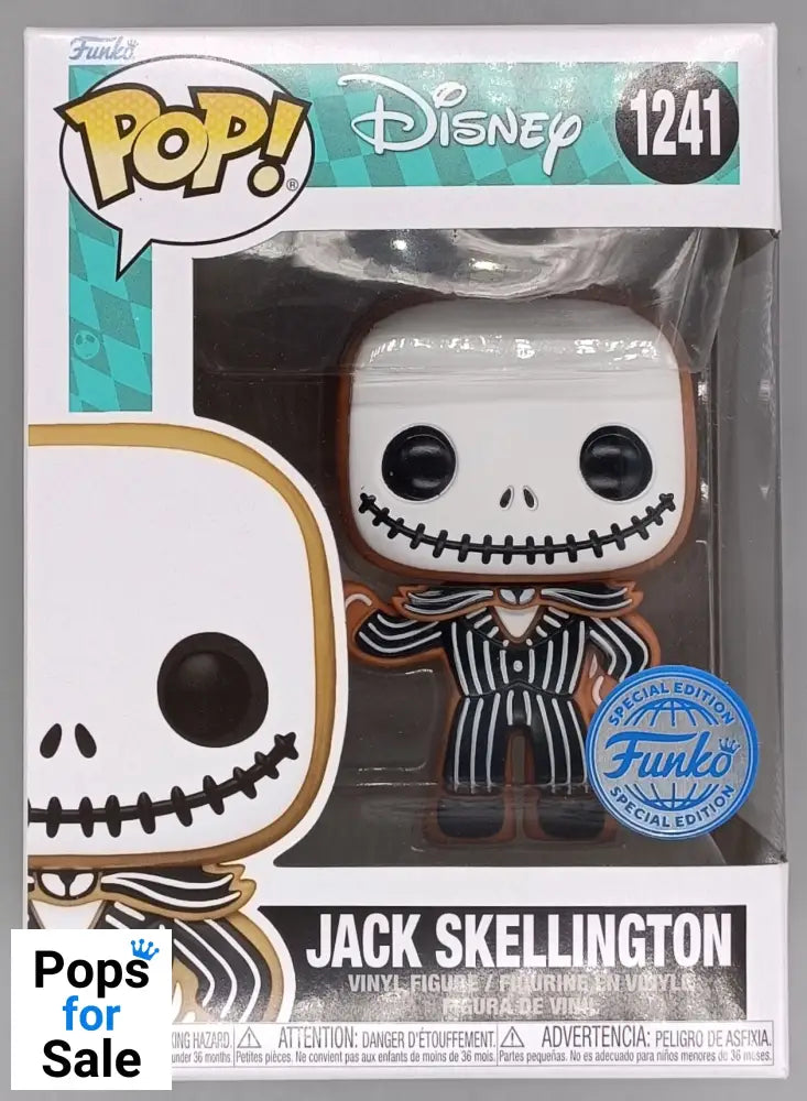 1241 Jack Skellington (Gingerbread) Disney The Nightmare Before Christmas Funko POP