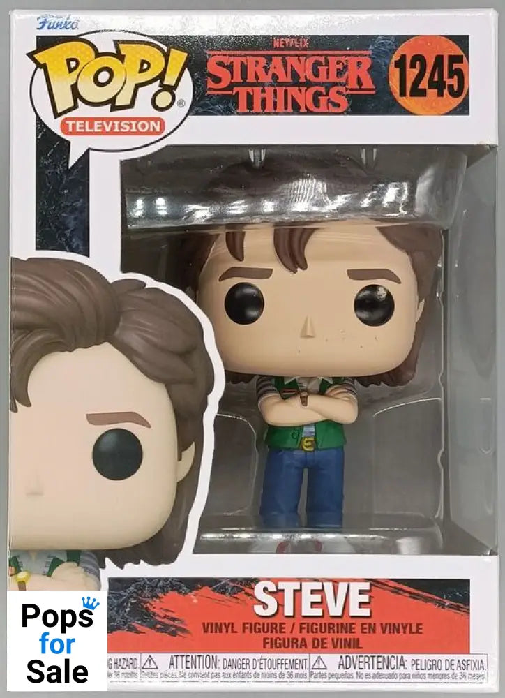 1245 Steve - Stranger Things Box Damaged Funko POP