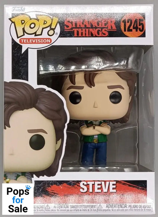 #1245 Steve - Stranger Things Funko POP - PopsforSale.co.uk