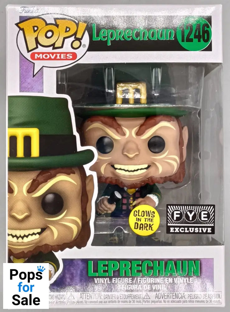 #1246 Leprechaun - Glow - Horror Funko POP - PopsforSale.co.uk