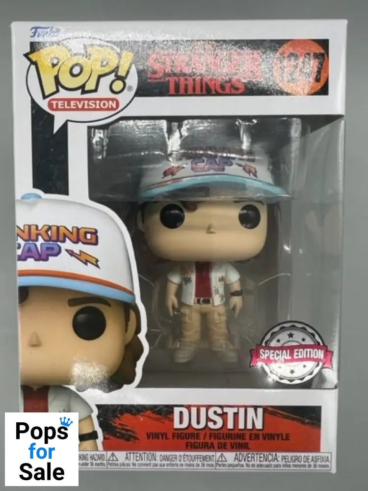 #1247 Dustin (Red) - Stranger Things Funko POP - PopsforSale.co.uk