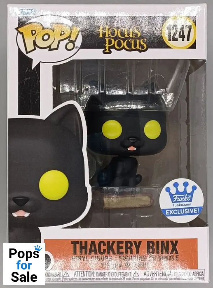 #1247 Thackery Binx - Disney Hocus Pocus - Box Damaged Funko POP - PopsforSale.co.uk