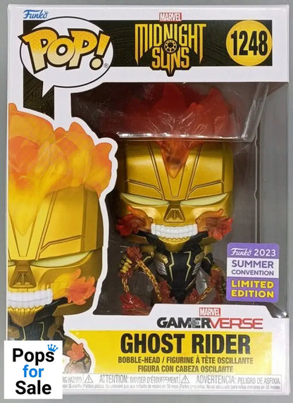 1248 Ghost Rider - Marvel Midnight Suns - 2023 Con - Box Damaged Funko POP