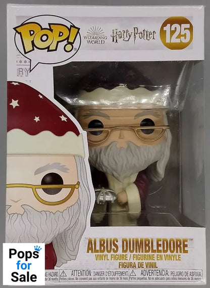125 Albus Dumbledore (Holiday) - Harry Potter - Funko POP - Box Damaged