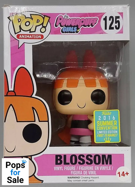 #125 Blossom (First to Market) Powerpuff Girls - Box Damaged Funko POP