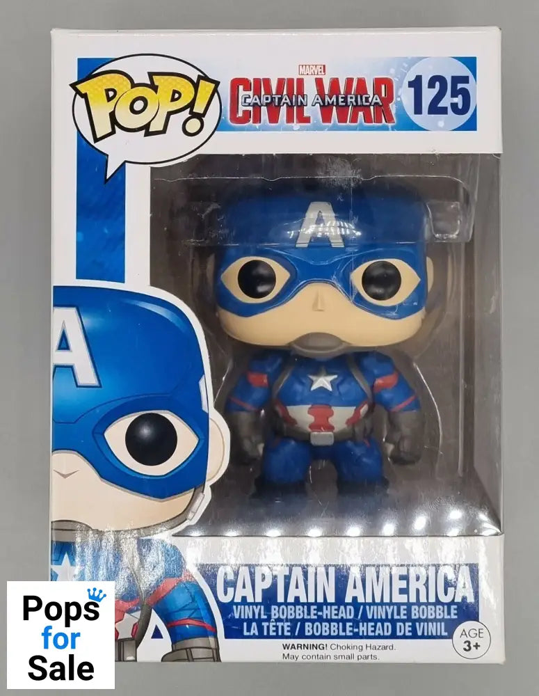 125 Captain America - Marvel Captain America Civil War Funko POP