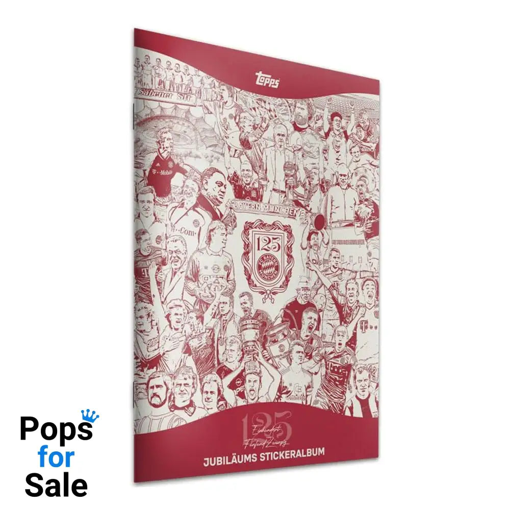 125 Jahre FC Bayern München Sticker Collection Album *German Version* Album & stickers