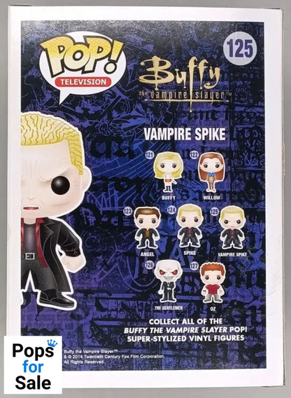 125 Spike (Vampire) - Chase - Buffy the Vampire Slayer Funko POP - Box Damaged