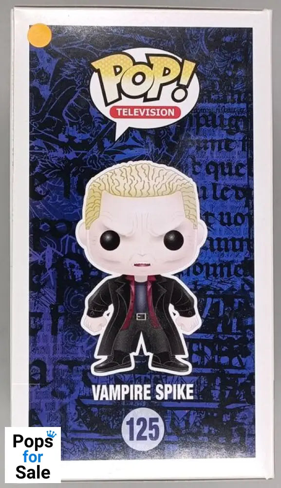 125 Spike (Vampire) - Chase - Buffy the Vampire Slayer Funko POP - Box Damaged
