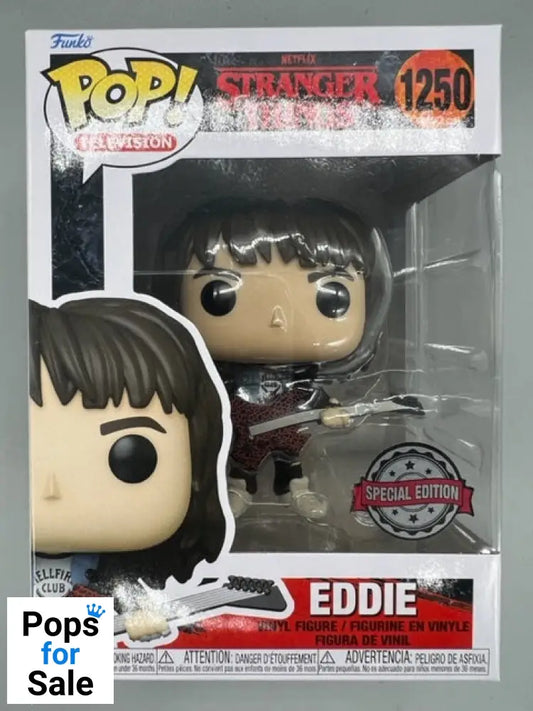 1250 Eddie - Stranger Things Funko POP - Brand New