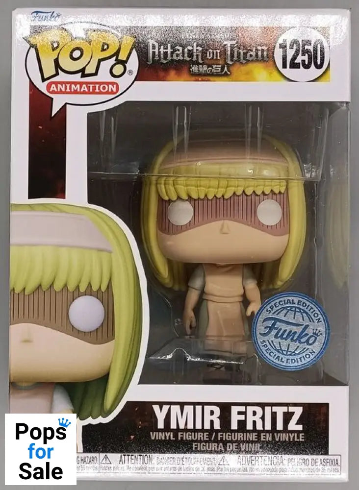 #1250 Ymir Fritz - Attack on Titan - Box Damaged Funko POP - PopsforSale.co.uk