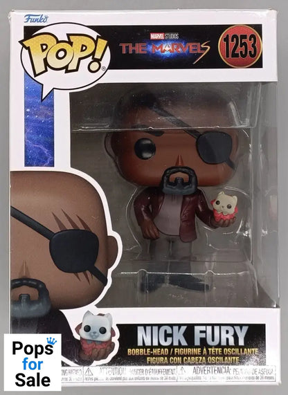 1253 Nick Fury - Marvel The Marvels - Funko POP - Box Damaged