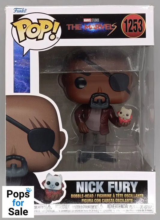 1253 Nick Fury - Marvel The Marvels - Funko POP - Box Damaged