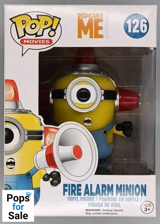 126 Fire Alarm Minion - Despicable Me 2 Funko POP