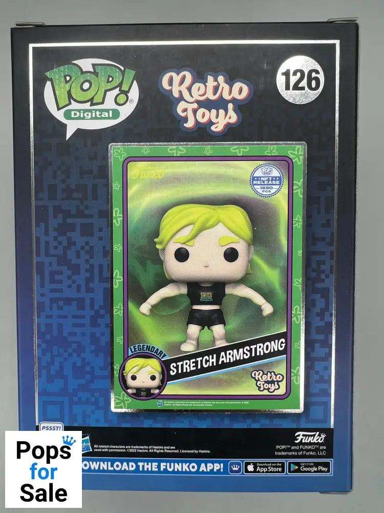 #126 Stretch Armstrong Digital 1550pc LE - Retro Toys Funko POP - PopsforSale.co.uk