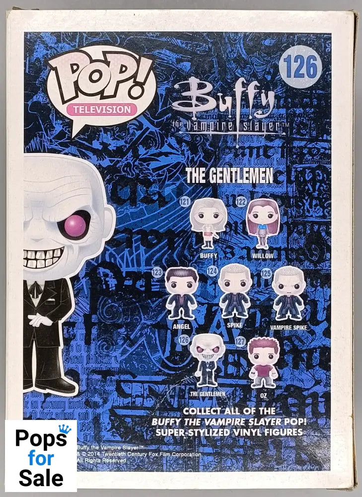 126 The Gentlemen - Buffy the Vampire Slayer - Funko POP - Box Damaged