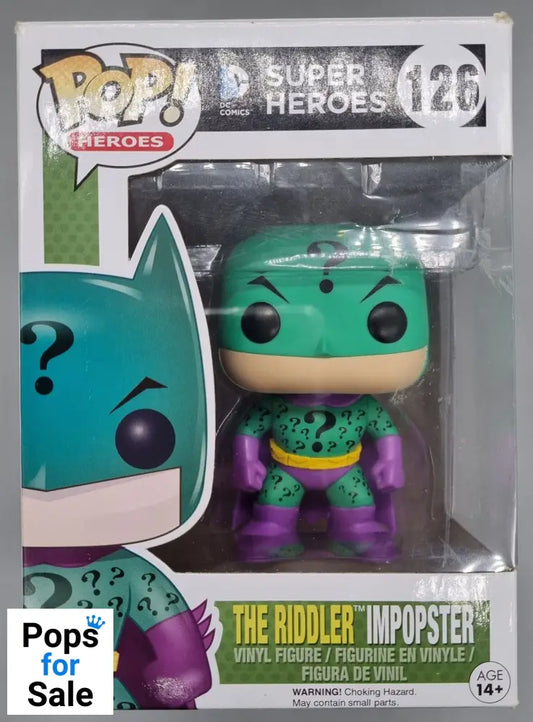 #126 The Riddler Impopster - DC Super Heroes Funko POP - PopsforSale.co.uk