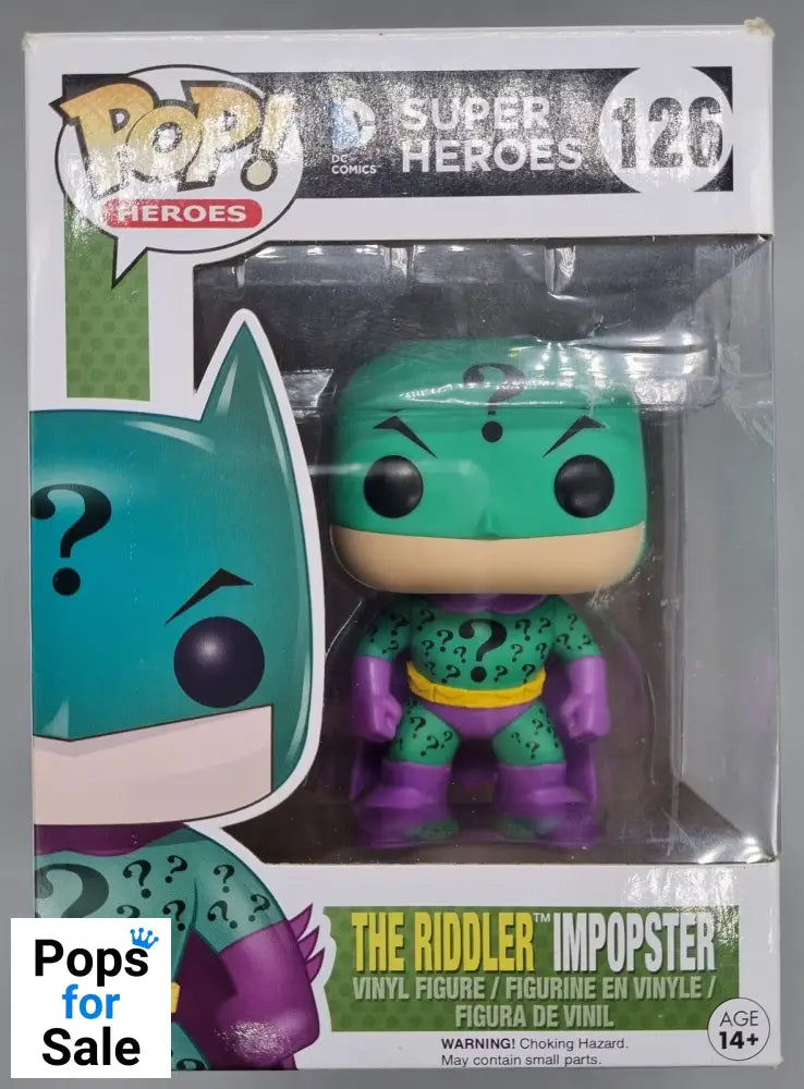#126 The Riddler Impopster - DC Super Heroes Funko POP