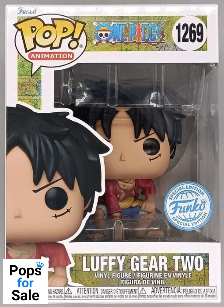 #1269 Luffy Gear Two - One Piece Funko POP - PopsforSale.co.uk