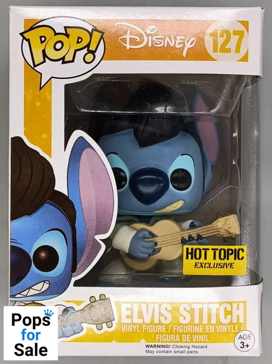 127 Elvis Stitch - Disney Lilo & Stitch Box Damaged Funko POP