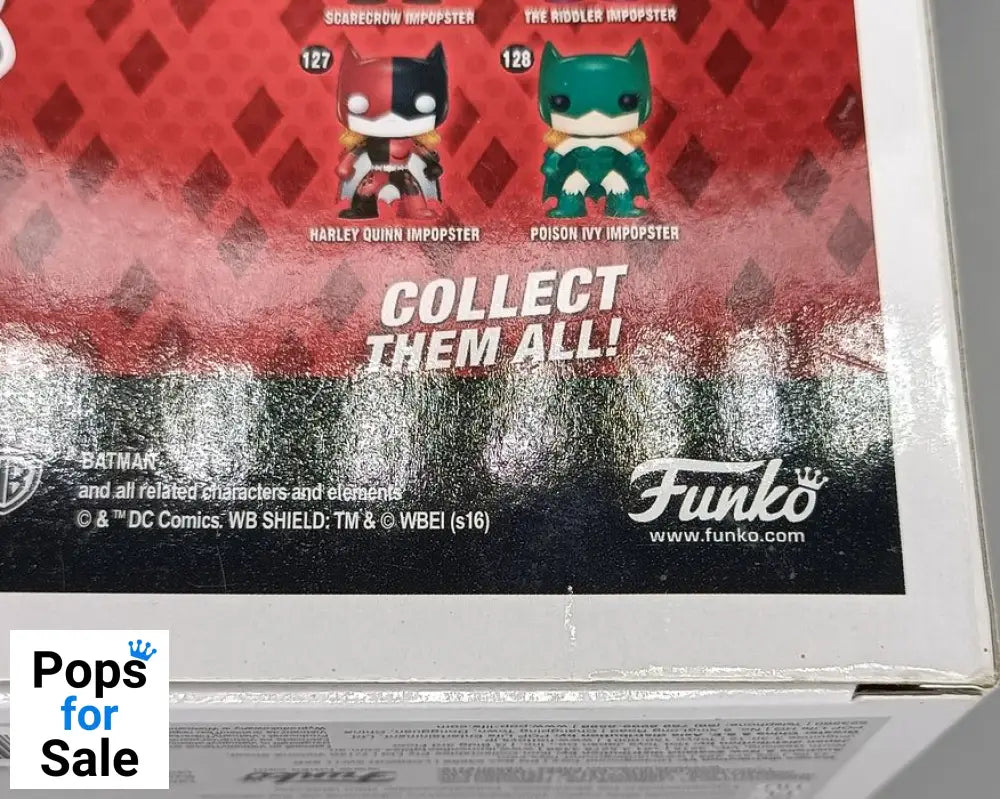 #127 Harley Quinn Impopster - DC Super Heroes - Box Damaged Funko POP