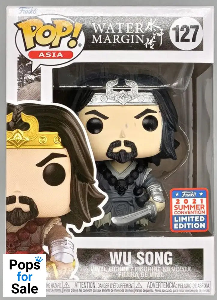 #127 Wu Song - Asia - Water Margin - 2021 Con Funko POP