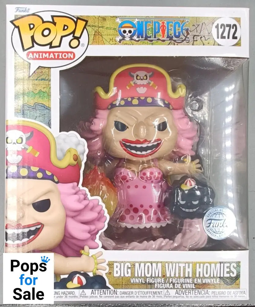 #1272 Big Mom with Homies - 6 Inch - One Piece Funko POP - PopsforSale.co.uk