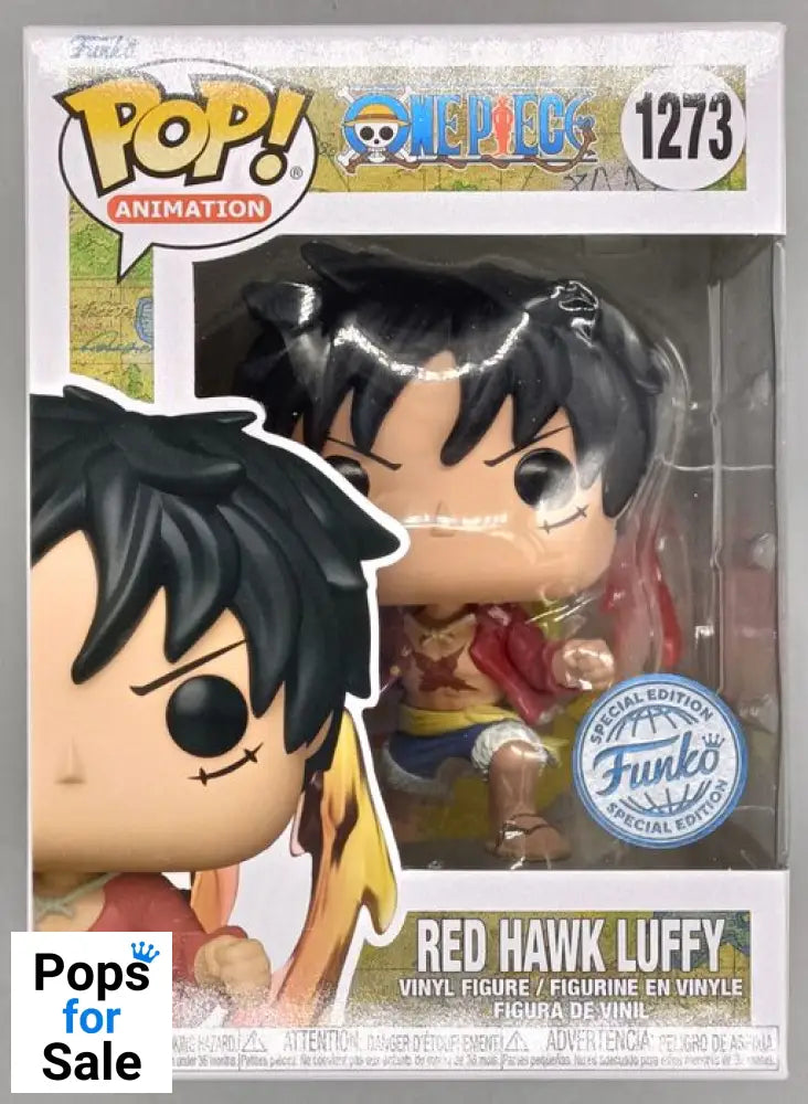 #1273 Red Hawk Luffy - One Piece Funko POP - PopsforSale.co.uk