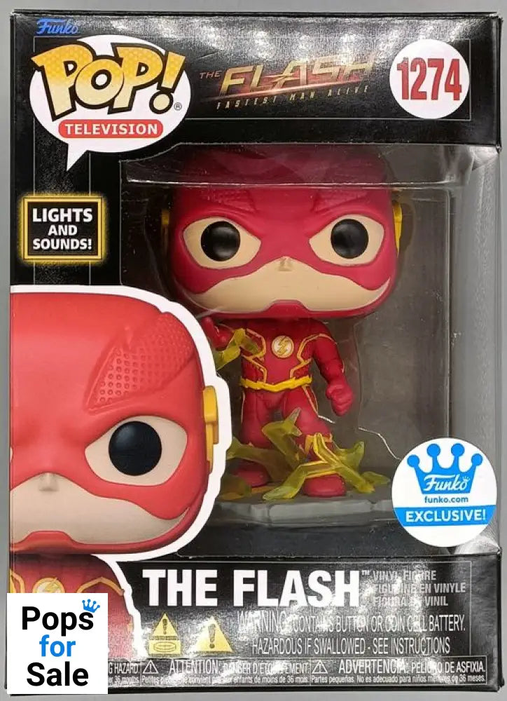 #1274 The Flash (Lights & Sound) - DC The Flash Box Damaged Funko POP