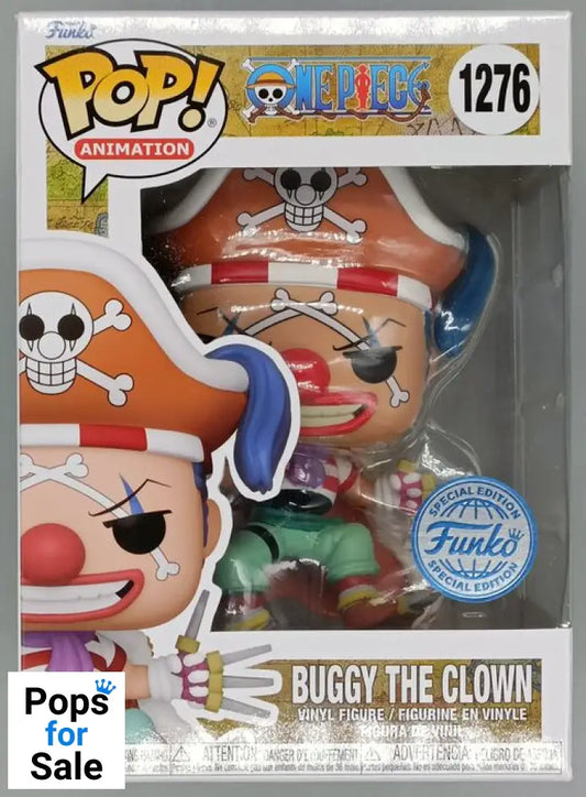 #1276 Buggy the Clown - One Piece Funko POP - PopsforSale.co.uk